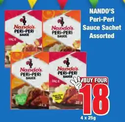 Boxer Superstores NANDO'S Peri-Peri Sauce Sachet Assorted offer