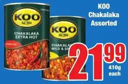 Boxer Superstores KOO Chakalaka Assorted offer
