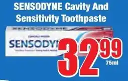Boxer Superstores SENSODYNE Cavity And Sensitivity Toothpaste offer
