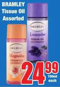 Boxer Superstores BRAMLEY Tissue Oil Assorted offer