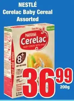 Boxer Superstores NESTLÉ Cerelac Baby Cereal Assorted offer