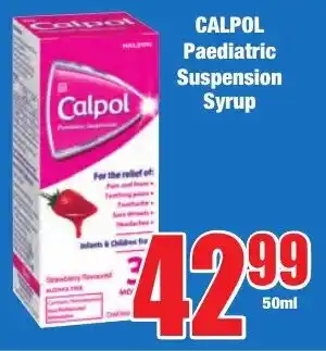 Boxer Superstores CALPOL Paediatric Suspension Syrup offer