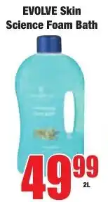 Boxer Superstores EVOLVE Skin Science Foam Bath offer
