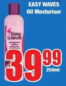 Boxer Superstores EASY WAVES Oil Mosturiser offer