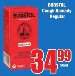 Boxer Superstores BORSTOL Cough Remedy Regular offer