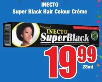 Boxer Superstores INECTO Super Black Hair Colour Crème offer