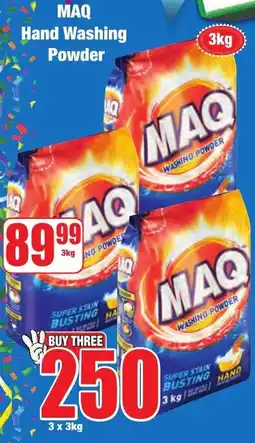 Boxer Superstores MAQ Hand Washing Powder offer