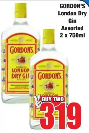Boxer Superstores GORDON'S London Dry Gin Assorted offer
