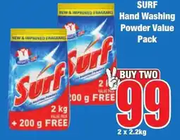 Boxer Superstores SURF Hand Washing Powder Value Pack offer