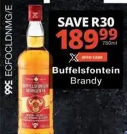 Checkers Hyper Buffelsfontein Brandy offer