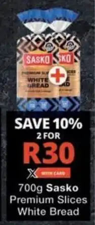 Checkers Hyper Sasko Premium Slices White Bread offer