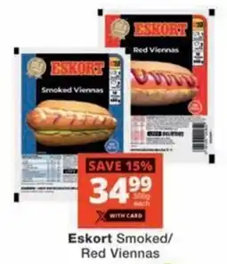 Checkers Hyper Eskort Smoked/ Red Viennas offer