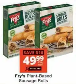 Checkers Hyper Fry's Plant-Based Sausage Rolls offer