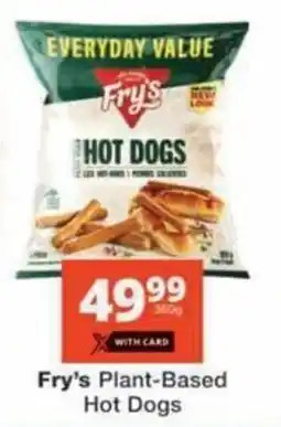 Checkers Hyper Fry's Plant-Based Hot Dogs offer