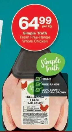 Checkers Hyper Simple Truth Fresh Free-Range Whole Chicken offer