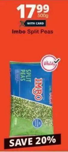 Checkers Hyper Imbo Split Peas offer