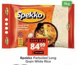 Checkers Hyper Spekko Parboiled Long Grain White Rice offer