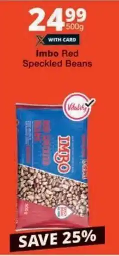 Checkers Hyper Imbo Red Speckled Beans offer