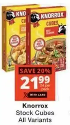 Checkers Hyper Knorrox Stock Cubes All Variants offer
