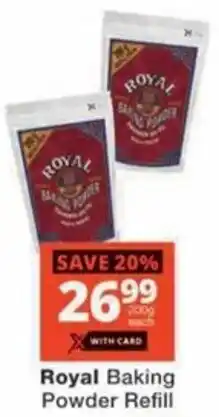 Checkers Hyper Royal Baking Powder Refill offer