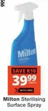Checkers Hyper Milton Sterilising Surface Spray offer