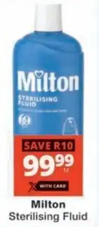 Checkers Hyper Milton Sterilising Fluid offer