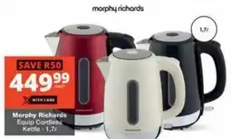Checkers Hyper Morphy Richards Equip Cordless Kettle offer