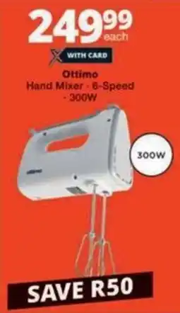 Checkers Hyper Ottimo Hand Mixer offer