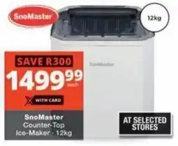 Checkers Hyper SnoMaster Counter-Top Ice-Maker offer