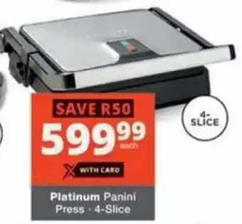 Checkers Hyper Platinum Panini Press offer