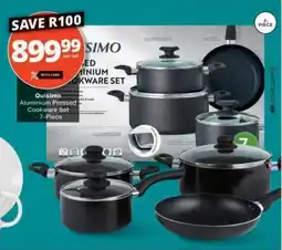 Checkers Hyper Quisimo Aluminium Pressed Cookware Set offer