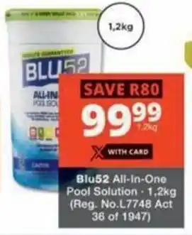 Checkers Hyper Blu52 All-In-One Pool Solution offer