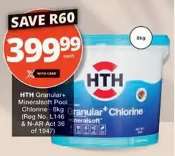 Checkers Hyper HTH Granular+ Mineralsoft Pool Chlorine offer