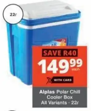 Checkers Hyper Alplas Polar Chill Cooler Box offer