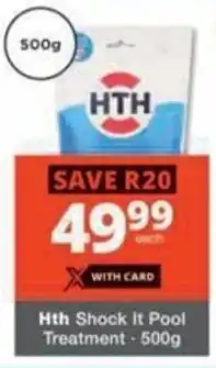 Checkers Hyper Hth Shock It Pool Treatment offer