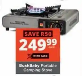 Checkers Hyper BushBaby Portable Camping Stove offer