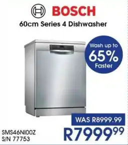 Hirsch's BOSCH Series 4 Dishwasher offer