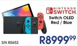 Hirsch's Nintendo Switch OLED Red/ Blue offer