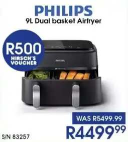 Hirsch's PHILIPS Dual basket Airfryer offer