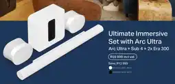 Hirsch's SONOS Ultimate Immersive Set with Arc Ultra offer