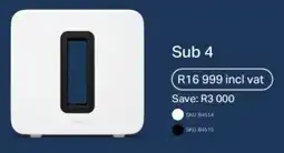 Hirsch's SONOS Sub 4 offer