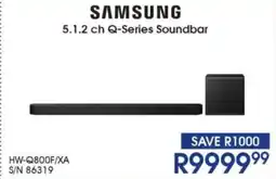 Hirsch's SAMSUNG 5.1.2 ch Q-Series Soundbar offer