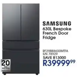 Hirsch's SAMSUNG Bespoke French Door Fridge offer