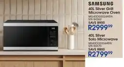 Hirsch's SAMSUNG Silver Grill Microwave Oven offer