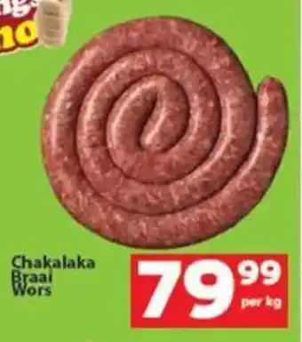 Check Save Chakalaka Braai Wors offer