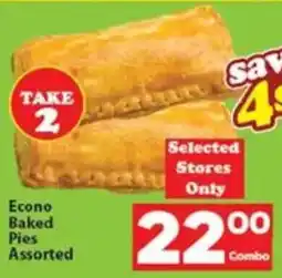 Check Save Econo Baked Pies Assorted offer