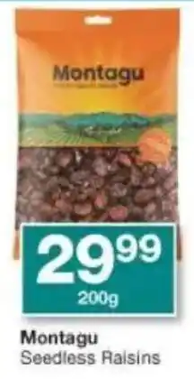 Checkers Montagu Seedless Raisins offer