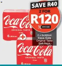 Checkers Coca-Cola Original Taste Soft Drink offer