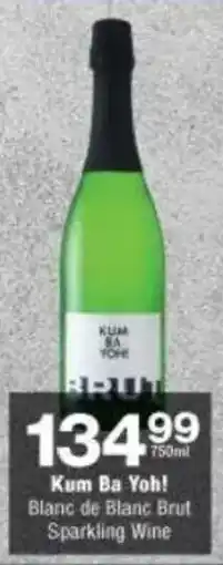 Checkers Kum Ba Yoh! Blanc de Blanc Brut Sparkling Wine offer