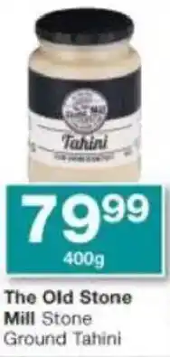 Checkers The Old Stone Mill Stone Ground Tahini offer